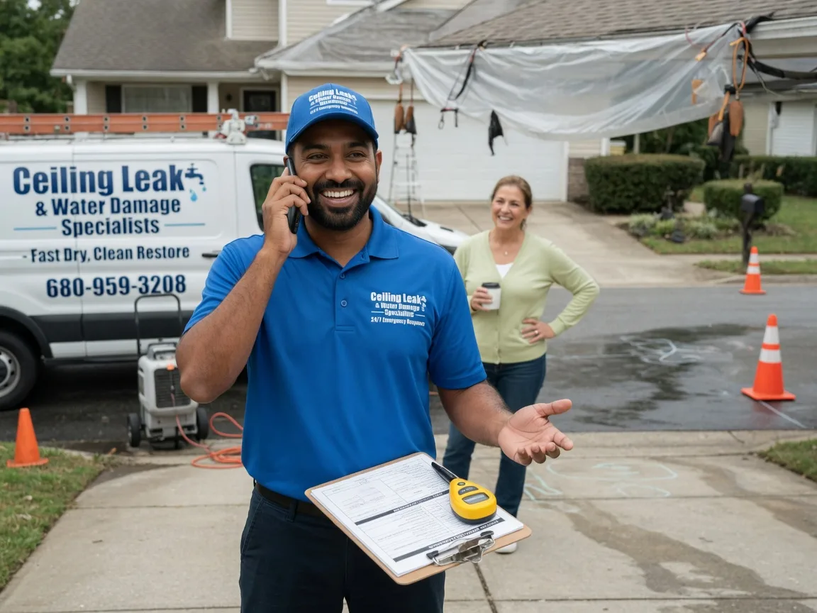Ceiling Leak Cleanup Burnham, PA FAQs